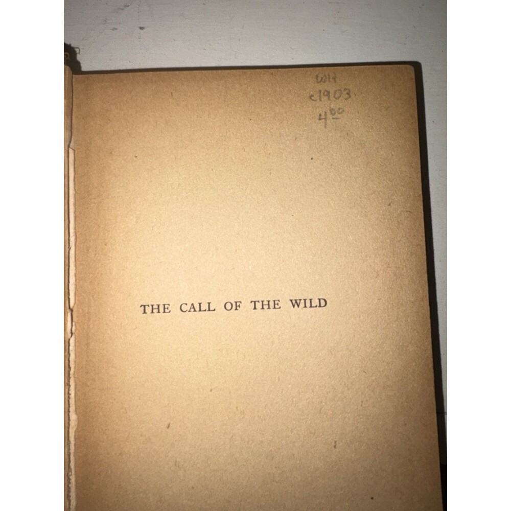 Antique Classic The Call of the Wild Jack London 1915 Hardcover Illustrated Book - Picture 11 of 12